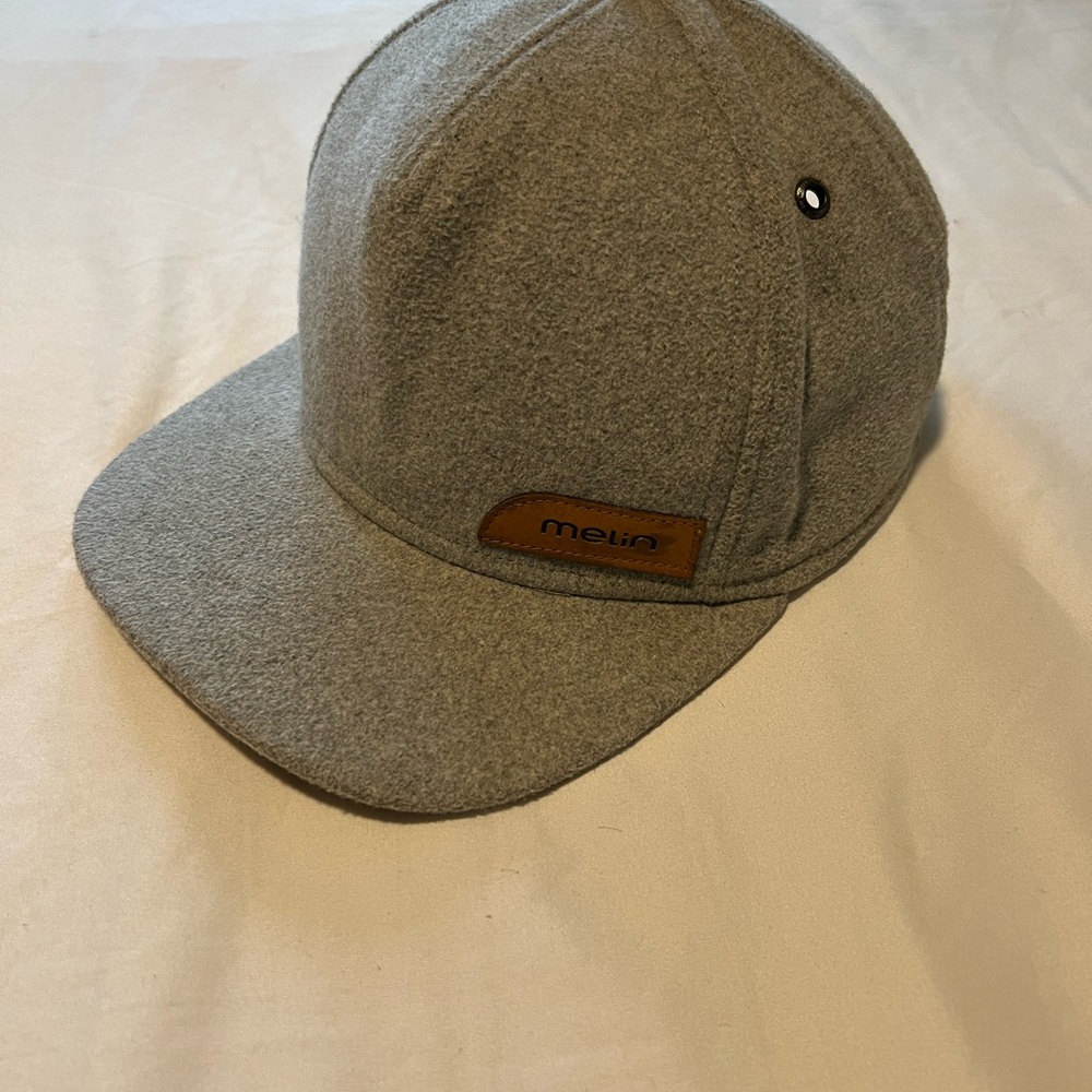Melin Men's Gray Wool Snapback Hat